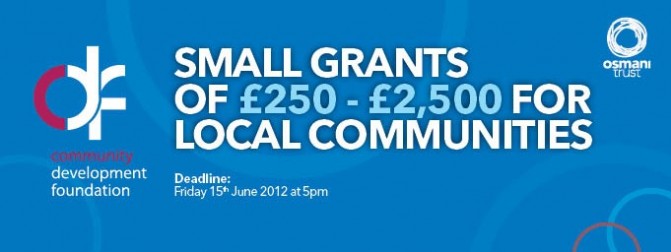 Community First: Small Grants for local communities
