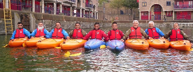 Health Trainers Kayaking Excursion